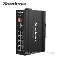 Modelo popular de fábrica da Scodeno 2X1000 M Base-X 8X10 / 100/1000 M Base-T Switch Ethernet de rede industrial não gerenciada